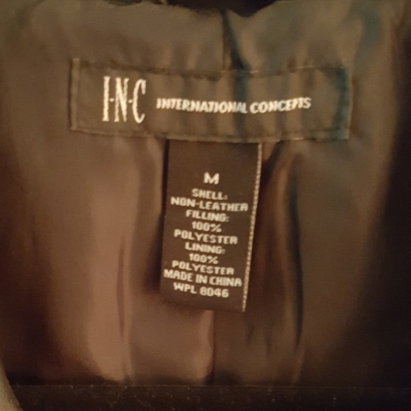 INC Leather Jacket - Picture 3 of 3
